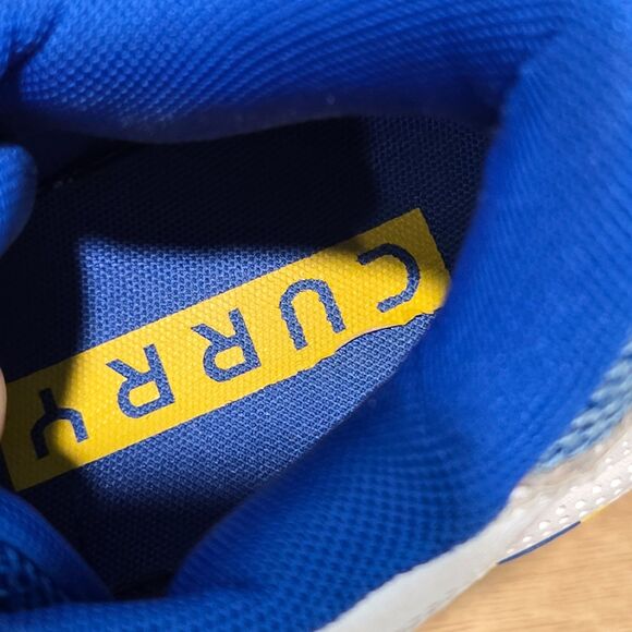 Under Armour Curry 3Z7 Size 7Y Sneakers 3026627 400 Youth EUC Blue basketball - Picture 4 of 9